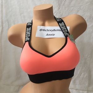 VS PINK XS PUSH UP SPORTS BRA